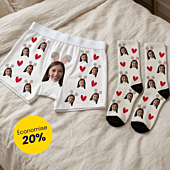 Coffret cadeau chaussettes de Pâques et boxers