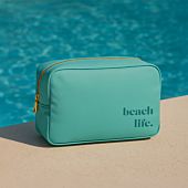 Trousse de voyage personnalisée avec deux lignes