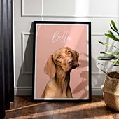 Poster personnalisé avec votre animal de compagnie