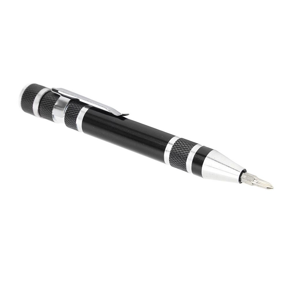 Stylo-tournevis magnétique 8-en-1