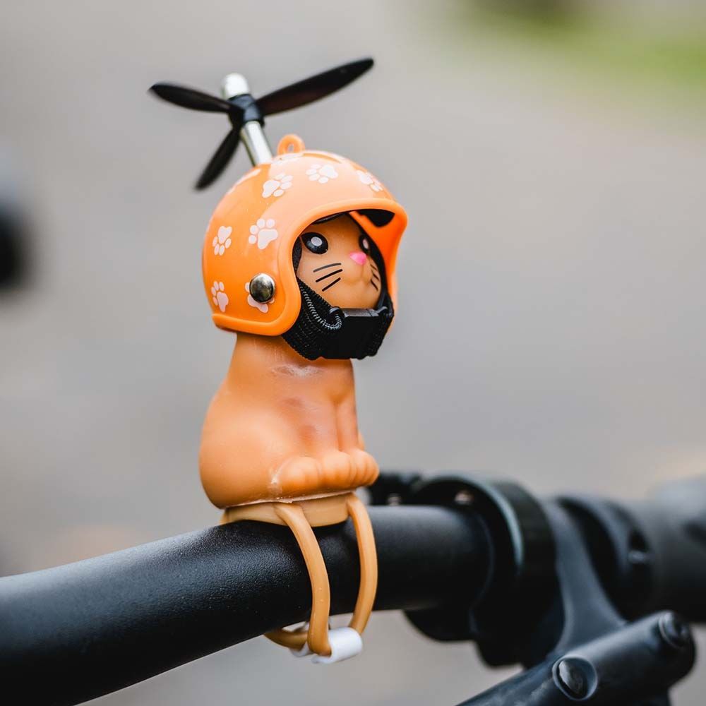 Chat pour vélo avec casque