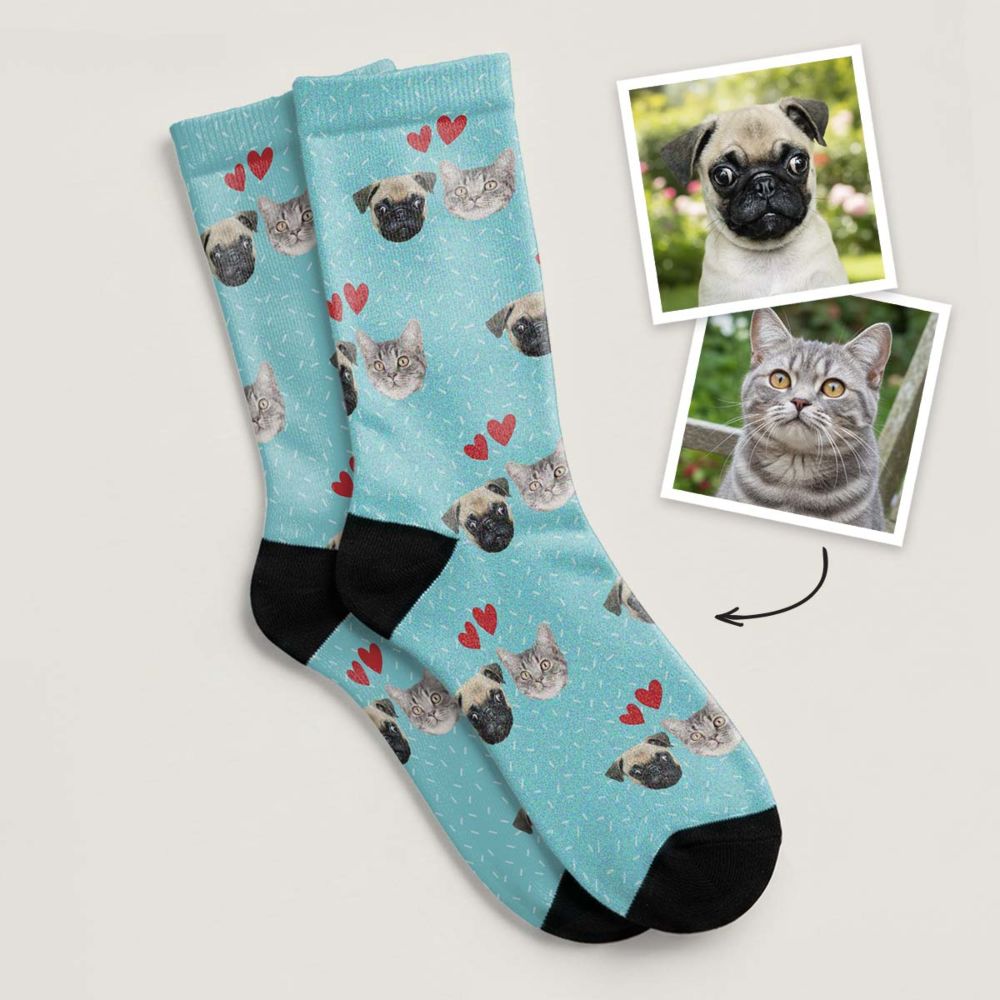 Chaussettes personnalisées pour couple