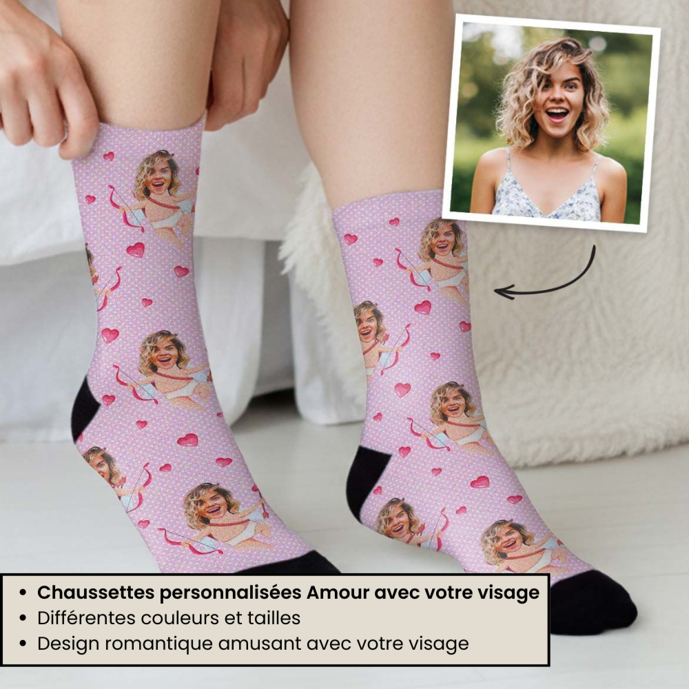 Coffret cadeau avec chaussettes, chauffe-mains et confettis de bain