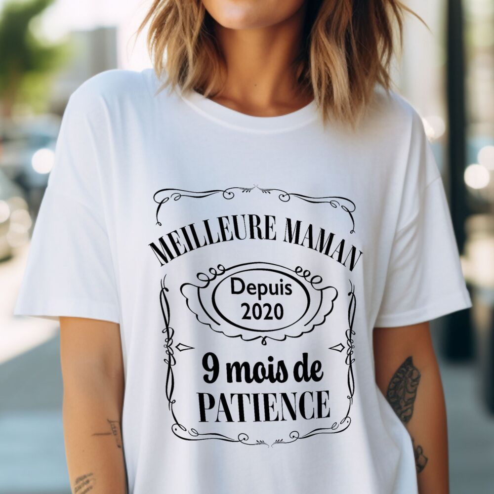 T-shirt personnalisé Whisky avec texte