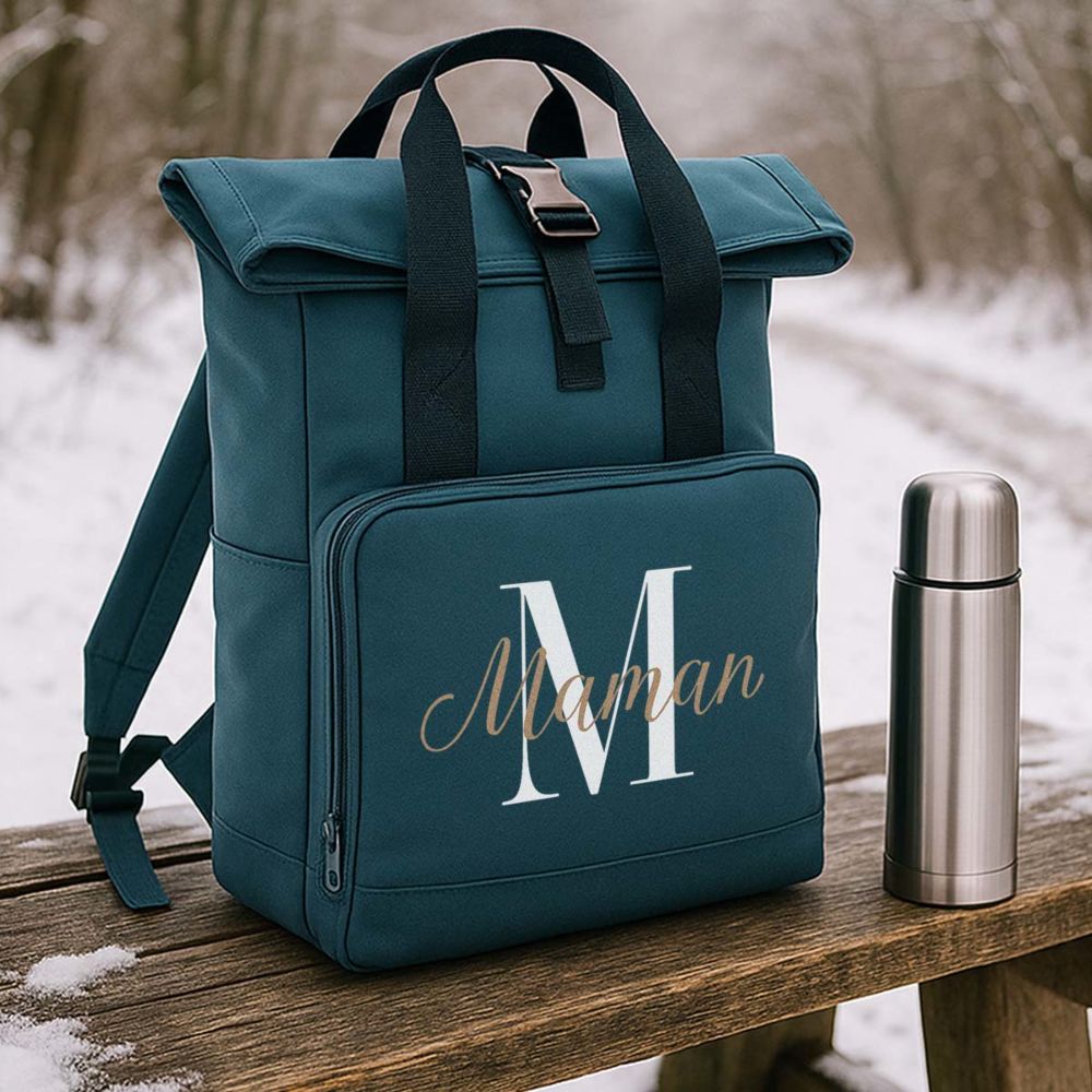 Sac à dos personnalisé avec monogramme