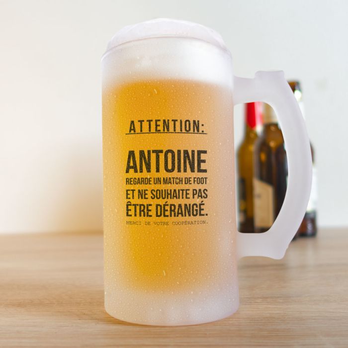 Chope à Bière pour les Fans de Football