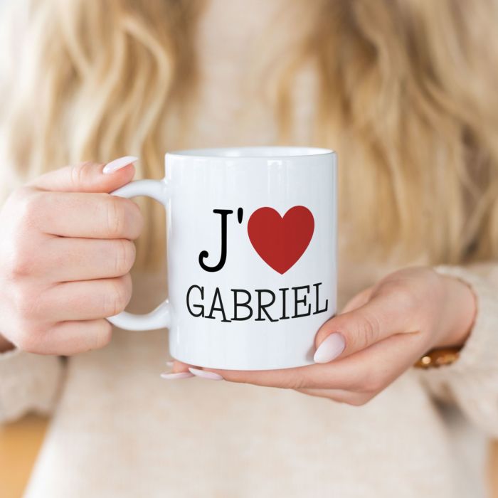 Mug personnalisé I love…