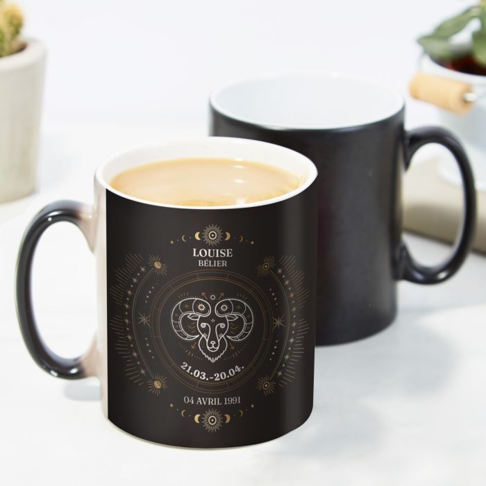 Mug Thermosensible avec signe astrologique