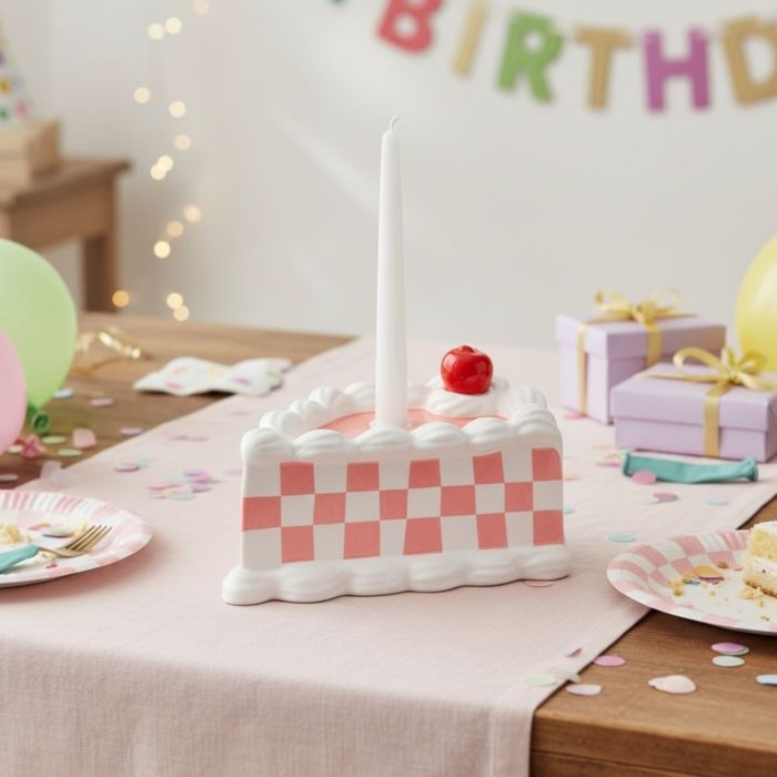 Bougeoir Part de gâteau