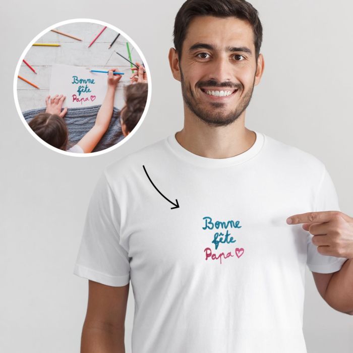 T-shirt personnalisé avec votre dessin devant