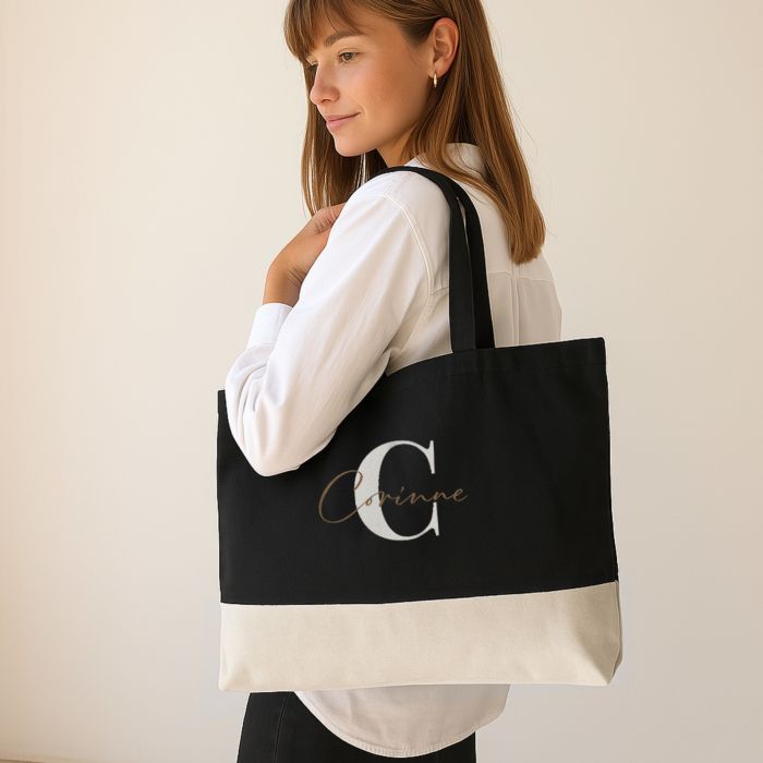 Sac personnalisé avec monogramme