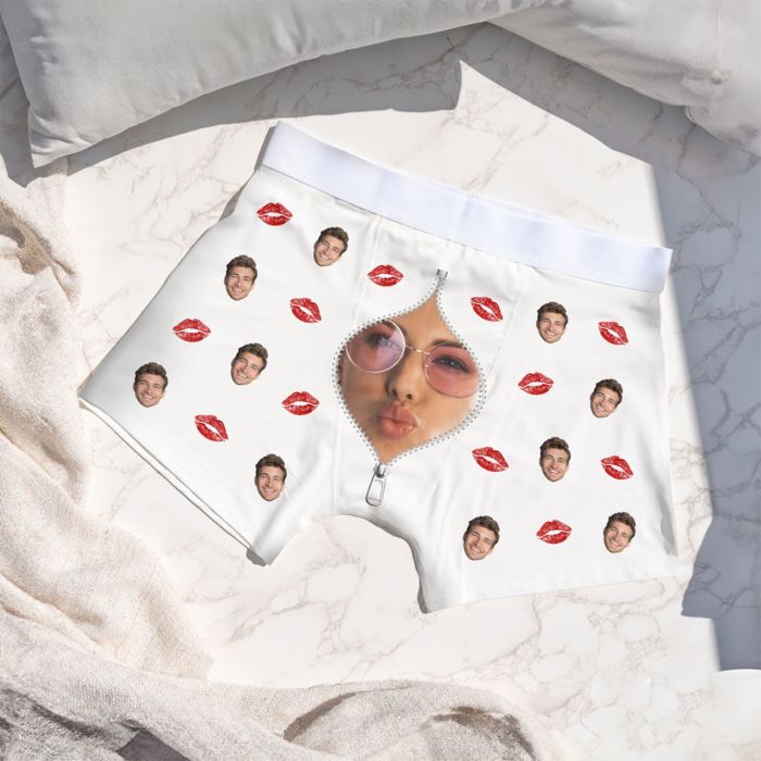 Caleçon personnalisé Design fermeture éclair