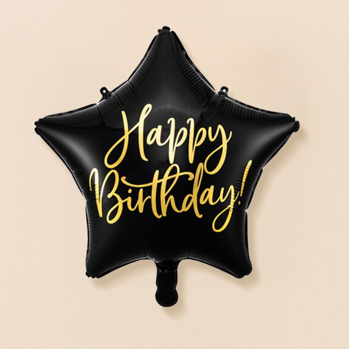 Ballon étoile pour un anniversaire