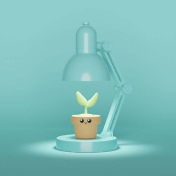 Mini Lampe Plante